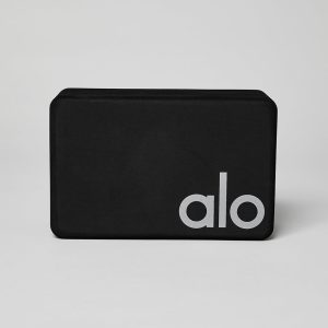 Alo Yoga Uplifting Yoga Block - Black/Silver