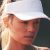 Alo Yoga Performance Eclipse Visor - White/White