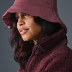 Alo Yoga Good Shade Puffer Bucket Hat - Burgundy Truffle