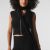 Alo Yoga Cashmere Light Frosted Scarf - Black/Ivory