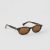 Alo Yoga ALO Skinny Oval Sunglasses - Tortoise
