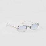 Alo Yoga ALO Wire Frame Sunglasses - Chrome/Blue Gradient
