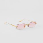 Alo Yoga ALO Wire Frame Sunglasses - Gold/Pink Gradient