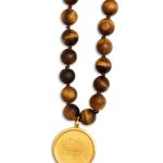 Alo Yoga Tiger??s Eye Mala Necklace