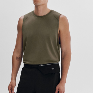 Alo Yoga ALO Vapor Muscle Tank - Olive Tree
