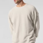Alo Yoga Triumph Restore Crew Neck Sweatshirt - Bone