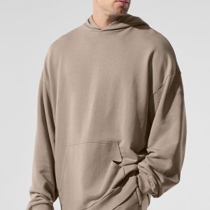 Alo Yoga Chill Vintage Wash Hoodie - Gravel Wash
