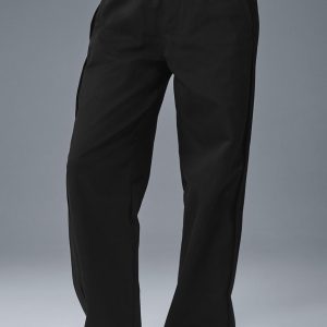 Alo Yoga Edition Sueded Straight Leg Pant - Black