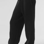 Alo Yoga Domain Rib Knit Sweatpant - Black