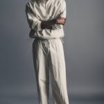 Alo Yoga Takeaway Track Straight Leg Pant - Bone