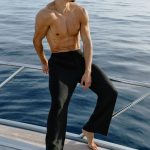 Alo Yoga Linen Days Straight Leg Pant - Black