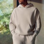 Alo Yoga Pinstripe Hoodie - Bone Pinstripe