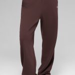 Alo Yoga Accolade Straight Leg Sweatpant - Brownstone