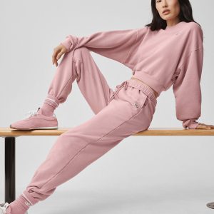 Alo Yoga Accolade Sweatpant - Vintage Pink