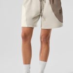 Alo Yoga 7" Make Waves Short - Ivory/Bone/Gravel