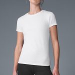 Alo Yoga Alosoft Finesse Tee - White