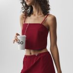 Alo Yoga Cropped Connection Tank - Summer Romance Red