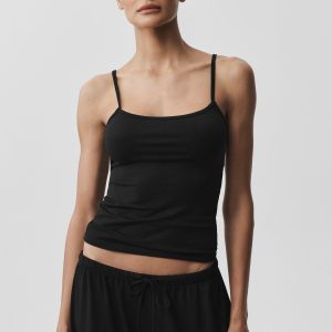 Alo Yoga Alosoft Finesse Cami Tank - Black