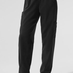 Alo Yoga Polar Fleece Wintry Mix Pant - Black