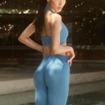 Alo Yoga ALO Softsculpt 7/8 Define Legging - California Blue