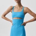 Alo Yoga Slice Tennis Dress - Azure Blue